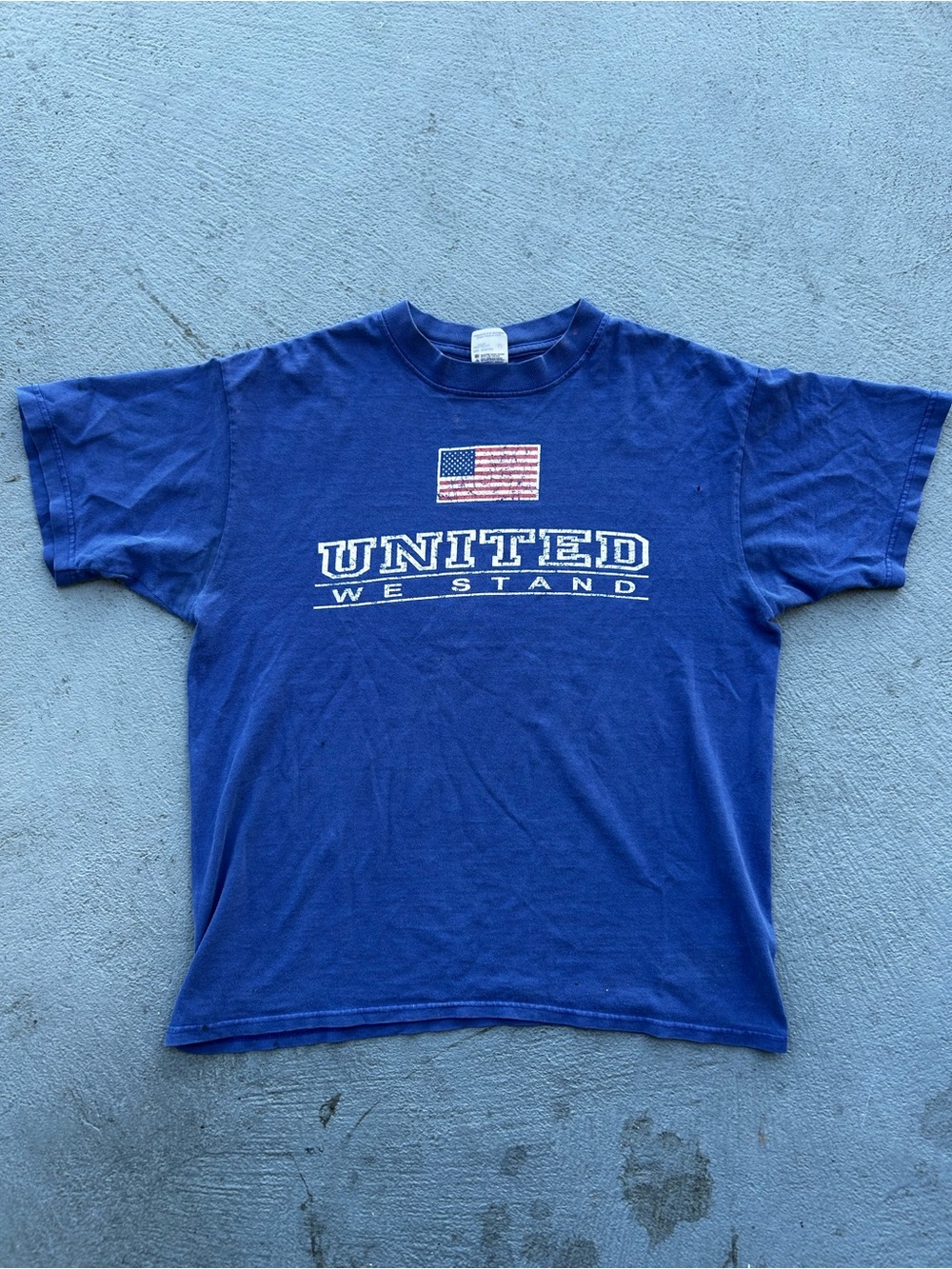 United We Stand blue t-shirt